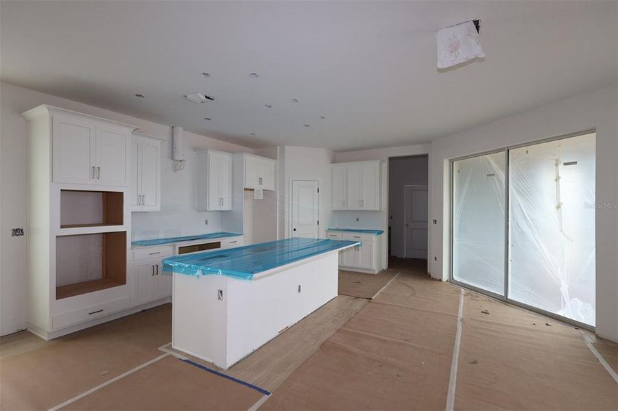 In-progress construction of a new home in Center Lake on the Park, St. Cloud, FL (Image 17).