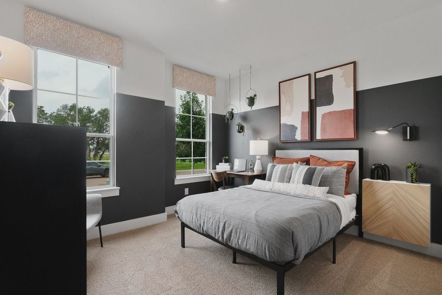 Representative furnished interior of a home built from the Barron by Chesmar Homes in Lariat, Liberty Hill (Image 31).