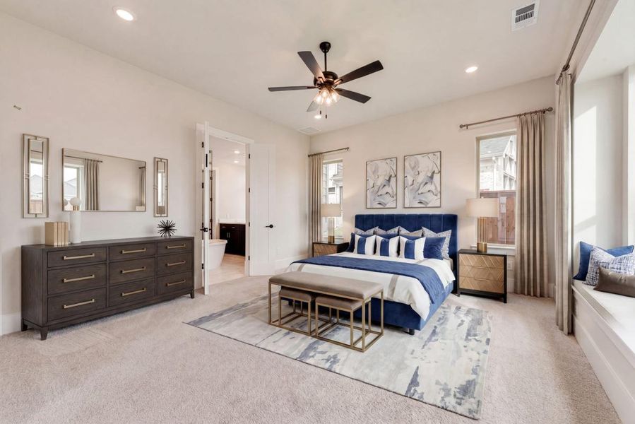 Furnished interior view inside a new home in Park Place, Prosper (Image 15). Furnished interior view inside a new home in Park Place, Prosper (Image 15).