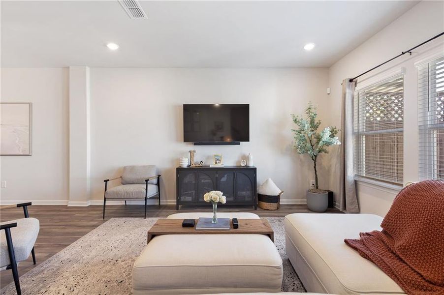 Furnished interior view inside a new home in Willowcrest Townhomes, Mableton (Image 32).