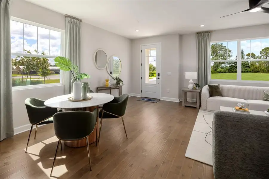 Furnished interior view inside a new home in Meadowlark Landing, Apopka (Image 5). Furnished interior view inside a new home in Meadowlark Landing, Apopka (Image 5).