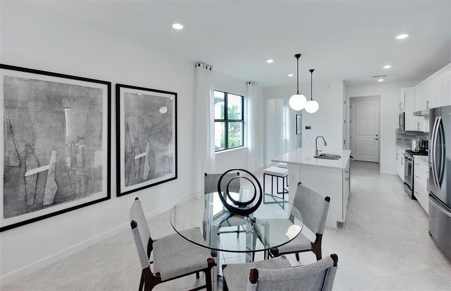 Furnished interior view inside a new home in Arbor Oaks, North Port (Image 9).