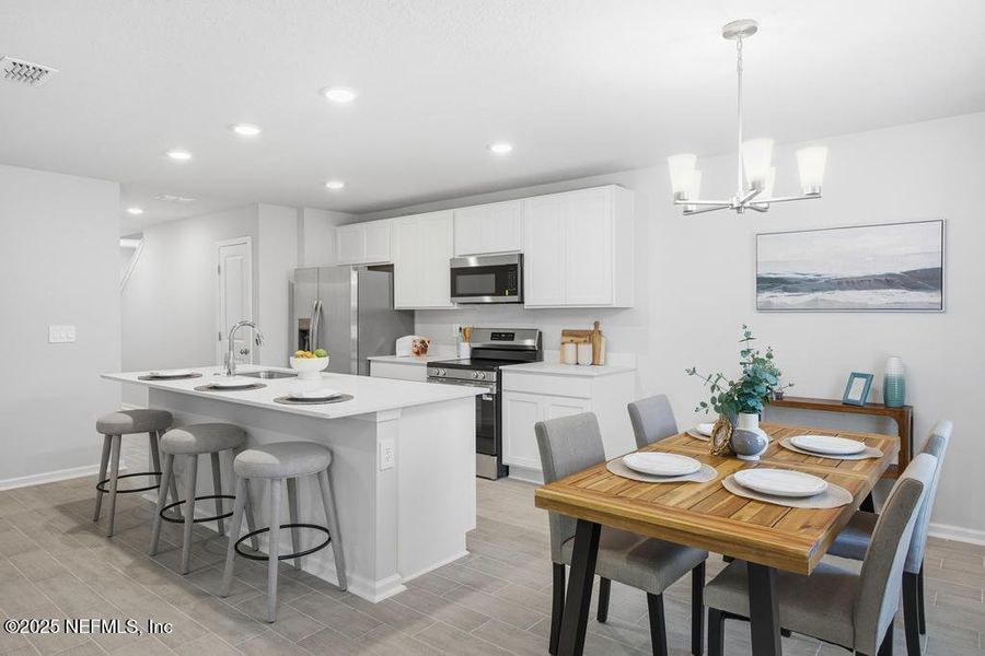 Furnished interior view inside a new home in Kings Preserve, Jacksonville (Image 33).