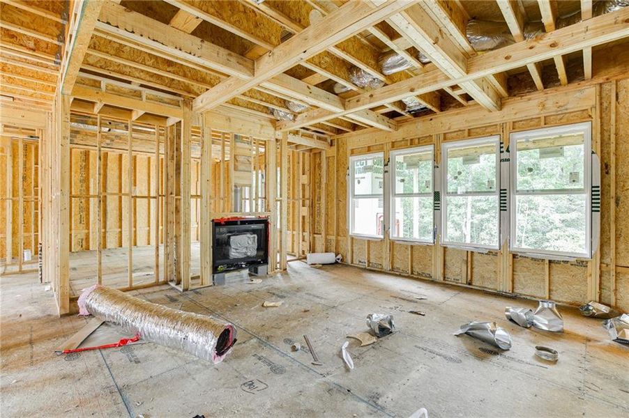 In-progress construction of a new home in , Jefferson, GA (Image 7).