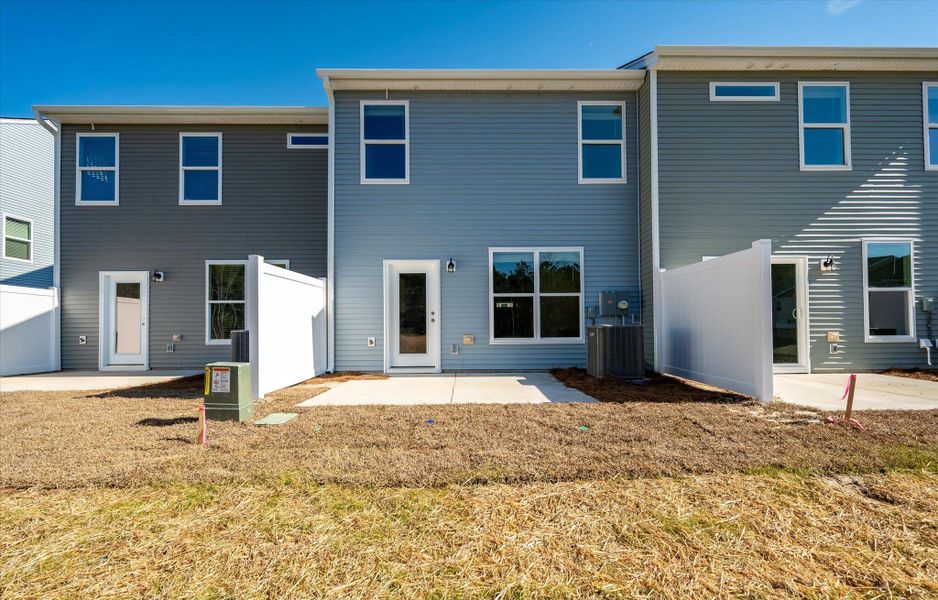 Exterior details and patio area of a home in The Landings at Montague, Goose Creek (Image 25).