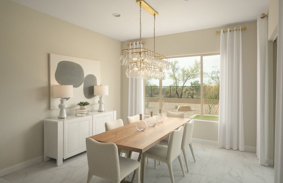 Representative furnished interior of a home built from the Catalina by Pulte Homes in Saguaro Reserve - Majesty, Marana (Image 8).