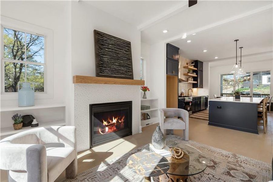 Furnished interior view inside a new home in , Atlanta (Image 16).