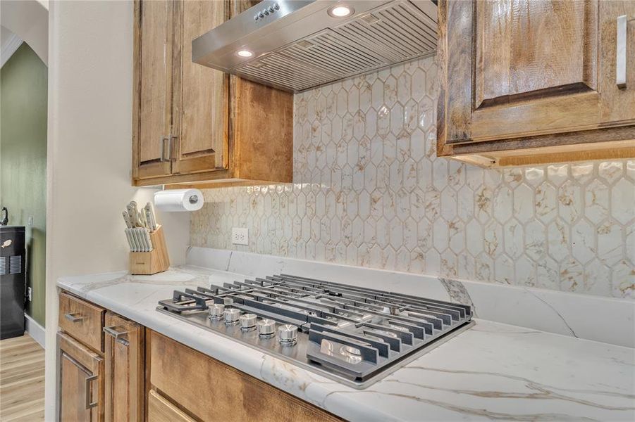 Close-up of interior finishes inside a home in , Azle (Image 19).
