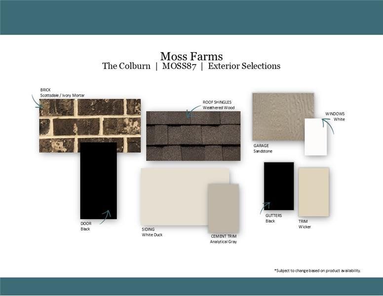 Sample of building materials used in homes in Moss Farm, White House (Image 44).