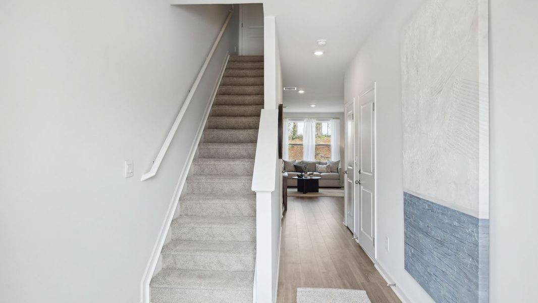 Spacious, unfurnished interior of a new home in King's Landing, Lewisburg (Image 18).