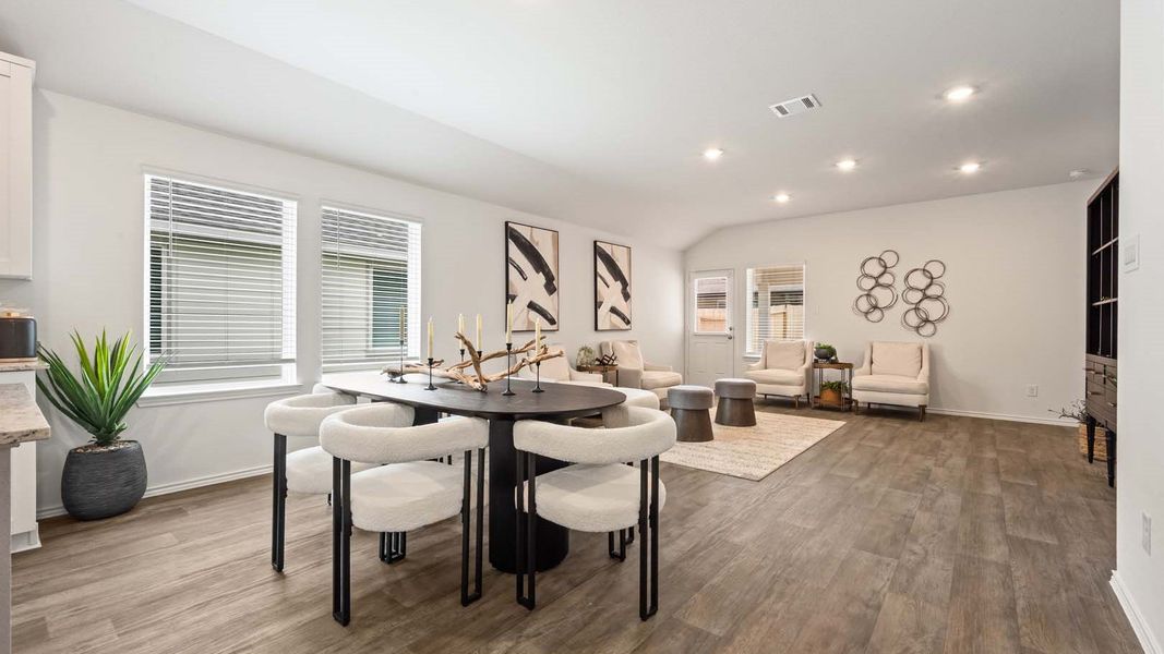 Furnished interior view inside a new home in Tamarron, Fulshear (Image 11).