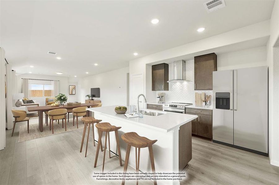 Furnished interior view inside a new home in Georgetown at Kings Fort 50s, Kaufman (Image 11). Furnished interior view inside a new home in Georgetown at Kings Fort 50s, Kaufman (Image 11).