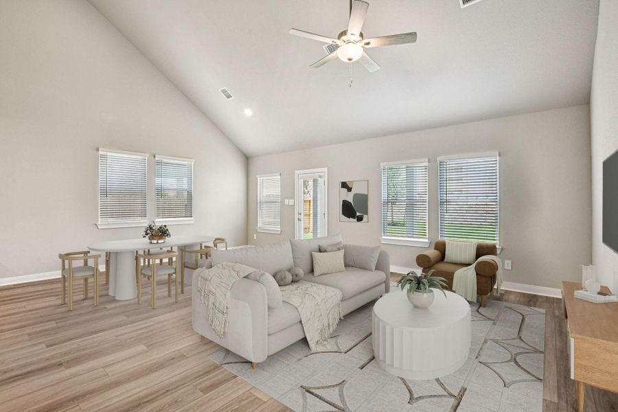 Photo is not of the actual home, but is an inspirational photo of builder’s model home and may depict options, furnishings, and/or decorator features that are not included