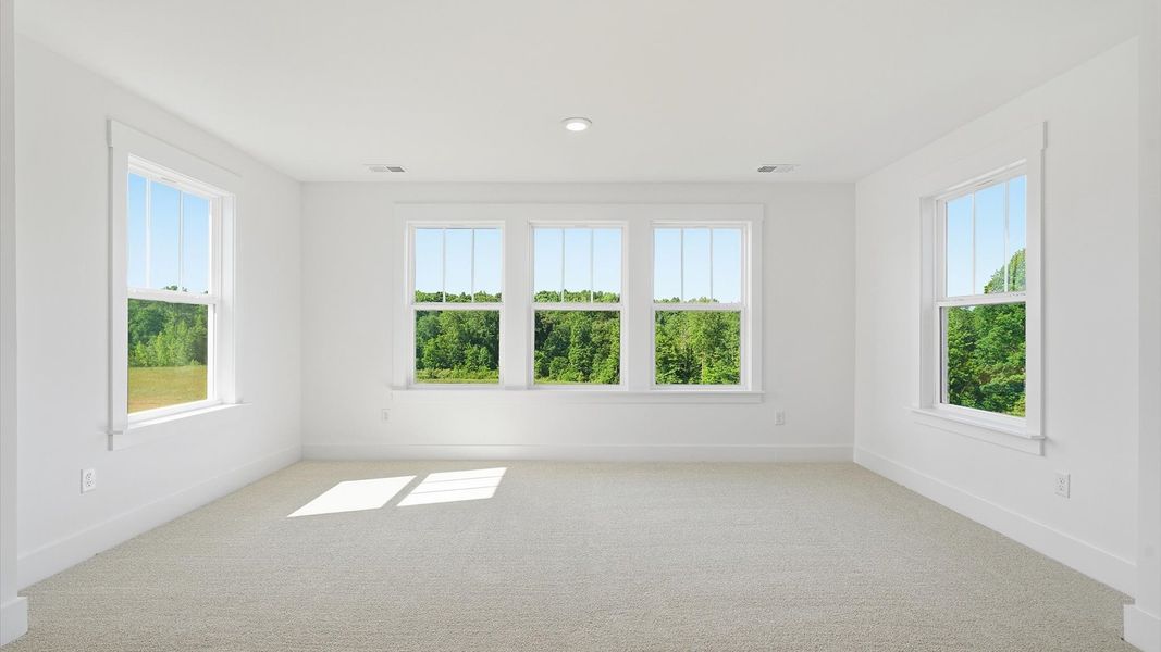 Spacious and serene primary suite with thoughtful design in a desirable DRB Homes community in Woodruff, SC