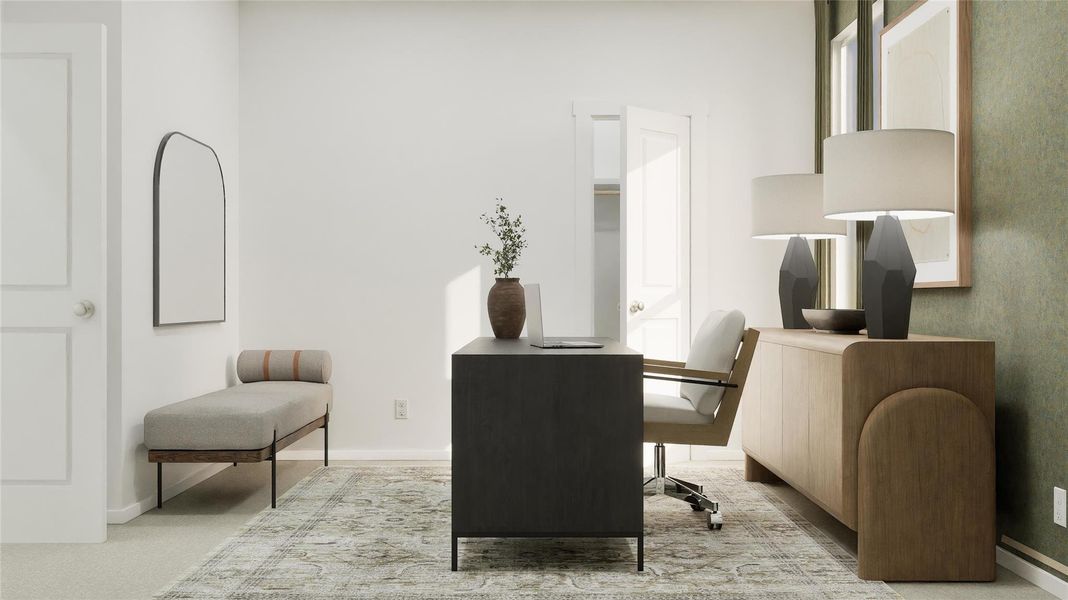 Furnished interior view inside a new home in , Elgin (Image 17).