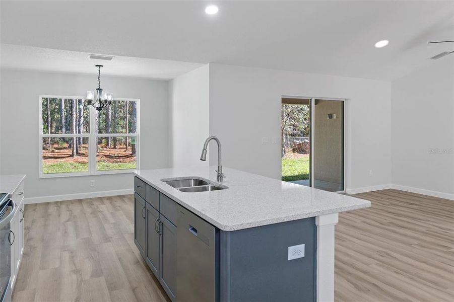 Furnished interior view inside a new home in , Citrus Springs (Image 6).
