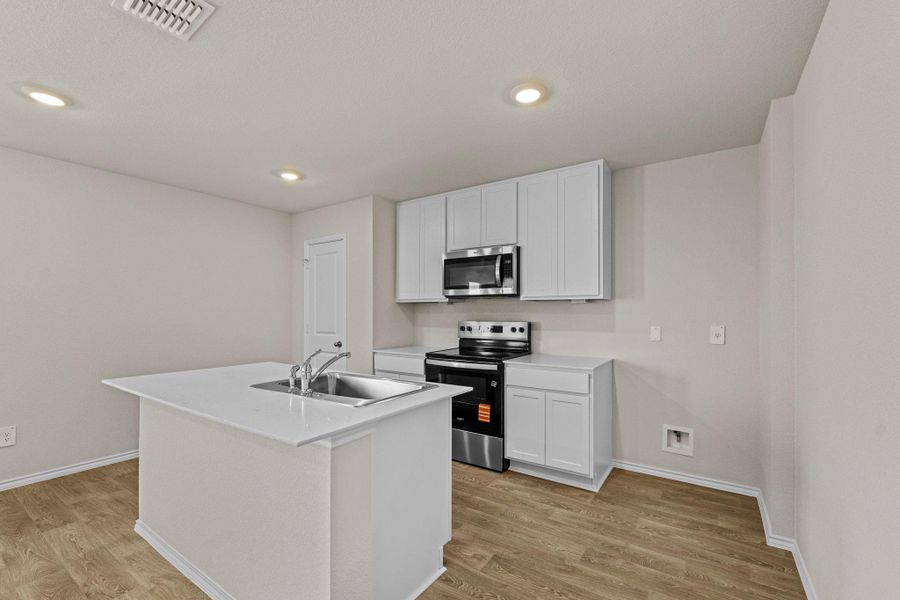 Furnished interior view inside a new home in Ladera, Luling (Image 6). Furnished interior view inside a new home in Ladera, Luling (Image 6).