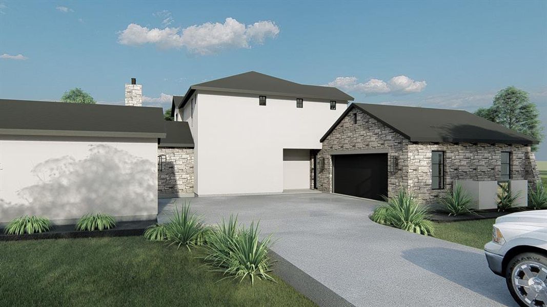 Front exterior of a new home in , Keller, TX, highlighting curb appeal (Image 5).