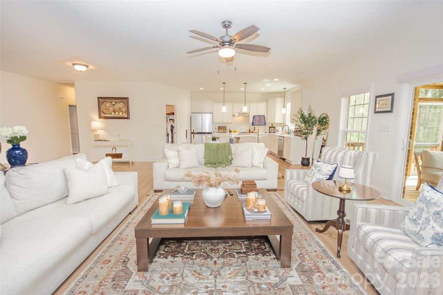Furnished interior view inside a new home in , Statesville (Image 14).