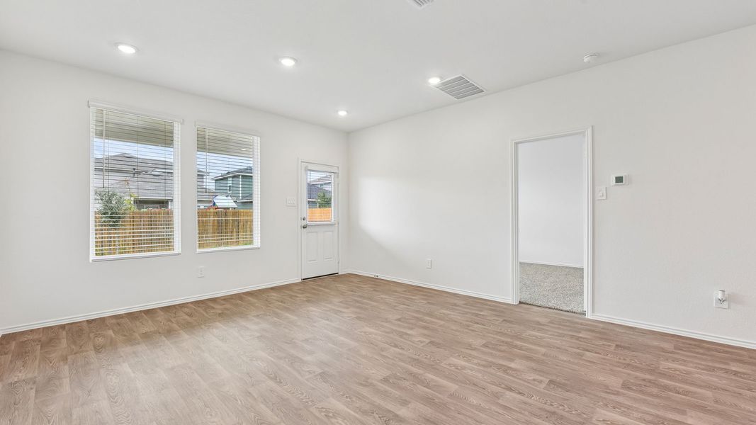 Spacious, unfurnished interior of a new home in Wayside, Uhland (Image 16). Spacious, unfurnished interior of a new home in Wayside, Uhland (Image 16).