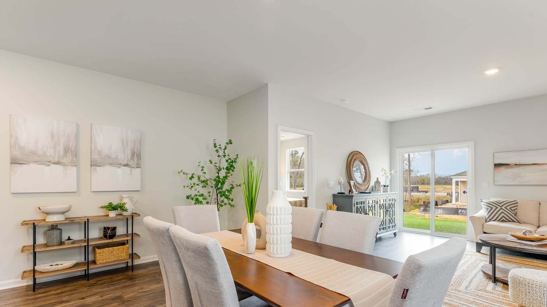Furnished interior view inside a new home in The Bluffs at Mill Creek, Florence (Image 7).