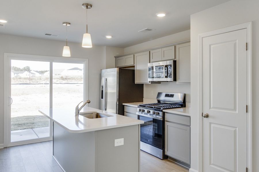 Furnished interior view inside a new home in Bluefield, Lexington (Image 8). Furnished interior view inside a new home in Bluefield, Lexington (Image 8).