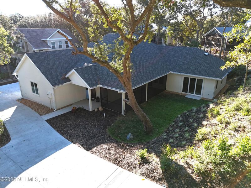 Exterior details and patio area of a home in , Fernandina Beach (Image 34). Exterior details and patio area of a home in , Fernandina Beach (Image 34).