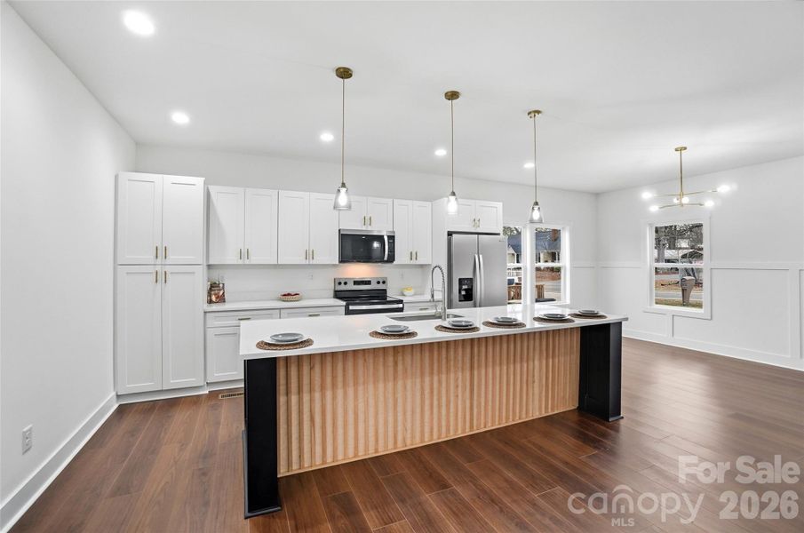 Furnished interior view inside a new home in , Kannapolis (Image 13).
