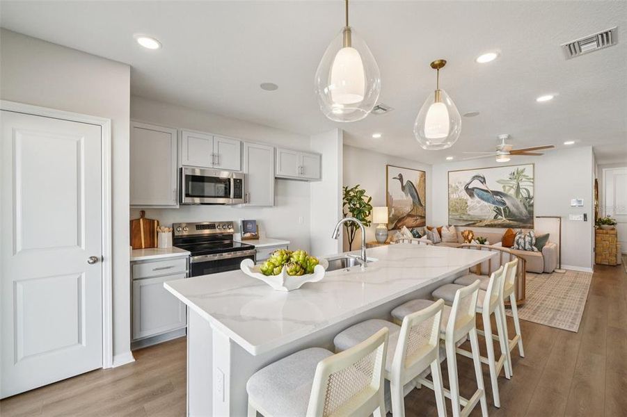 Furnished interior view inside a new home in Twin Oaks, Zephyrhills (Image 13).