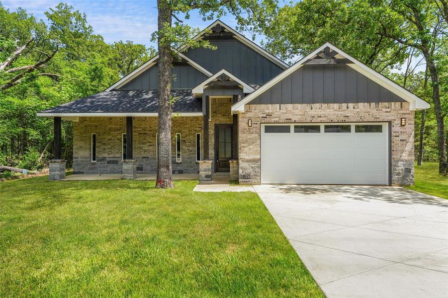 Front exterior of a new home in , Trinidad, TX, highlighting curb appeal (Image 19).
