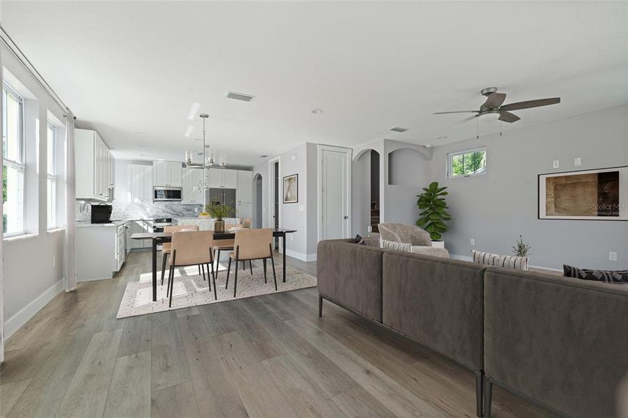 Furnished interior view inside a new home in , St. Petersburg (Image 8). Furnished interior view inside a new home in , St. Petersburg (Image 8).