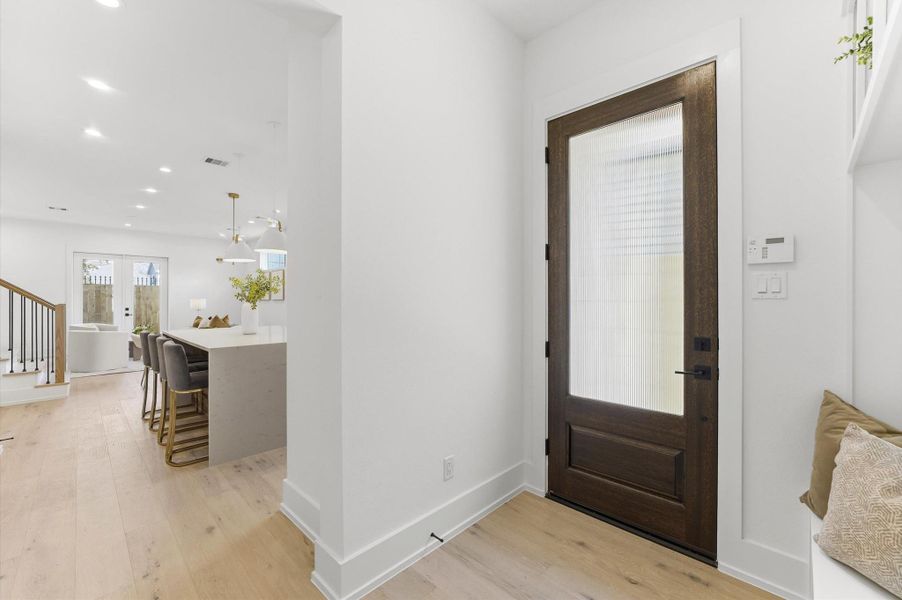 Furnished interior view inside a new home in , Houston (Image 11).