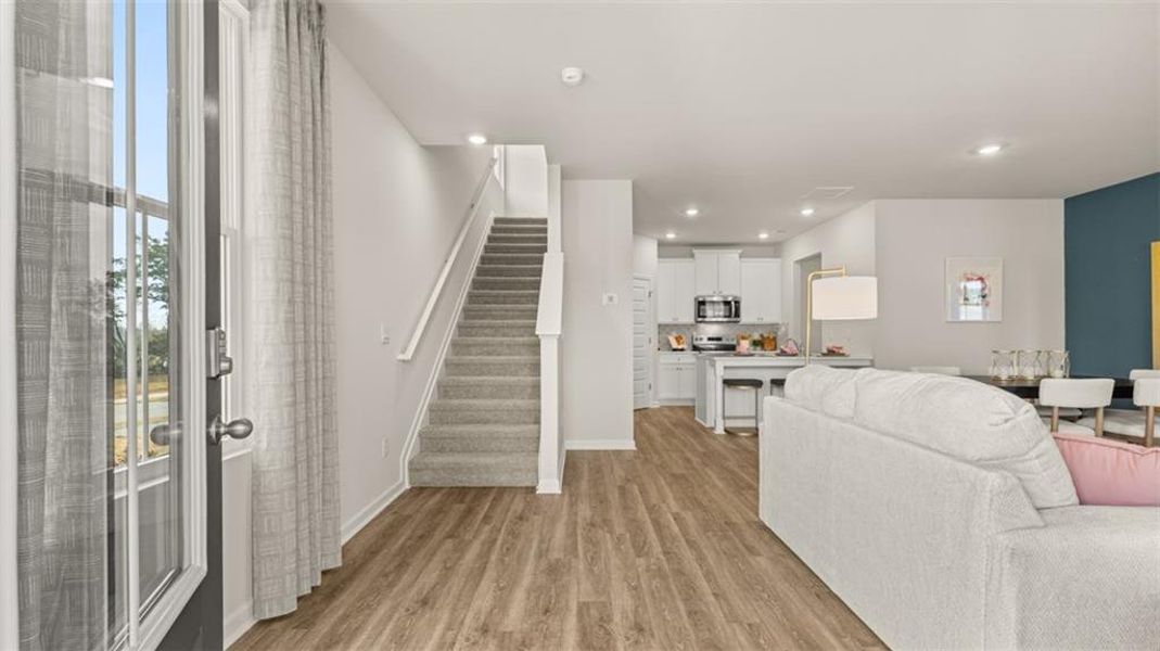Furnished interior view inside a new home in Brookland Commons, Monroe (Image 29).