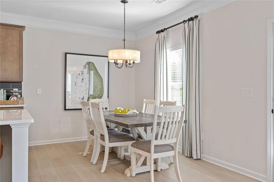 Furnished interior view inside a new home in Glen at Cave Springs, Douglasville (Image 36).