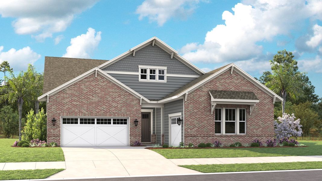 BB-Craftsman Brick Elevation