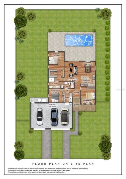 2D floor plan layout of this home in , Port Charlotte, FL (Image 3). 2D floor plan layout of this home in , Port Charlotte, FL (Image 3).