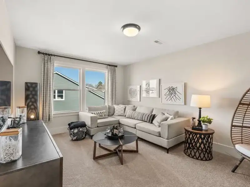 Representative furnished interior of a home built from the Riley by True Homes in Deerwood Place, North Charleston (Image 12).