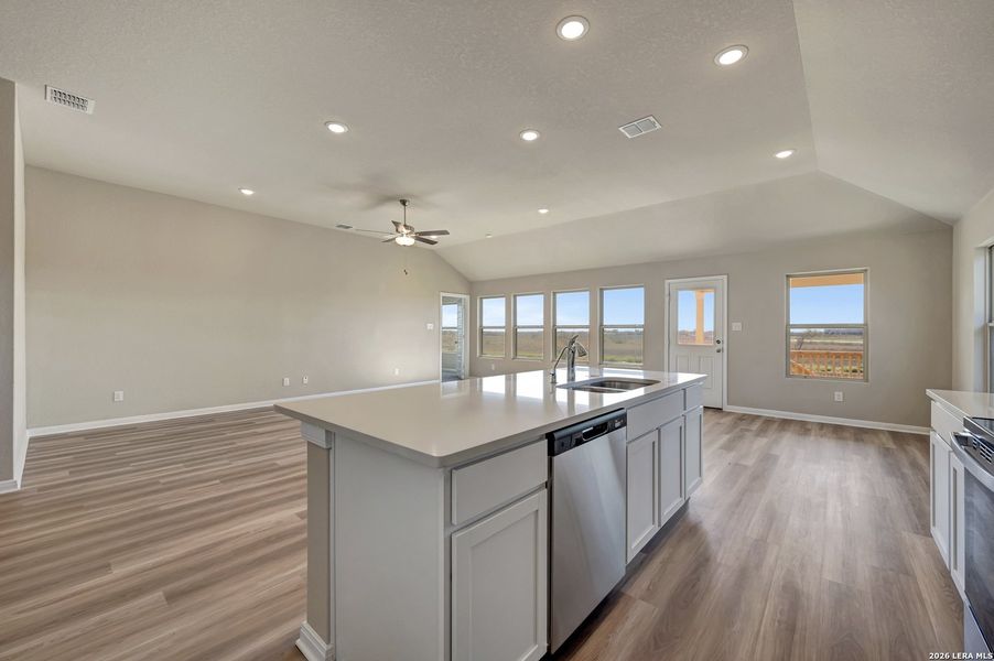 Furnished interior view inside a new home in Paloma Park, Converse (Image 13).