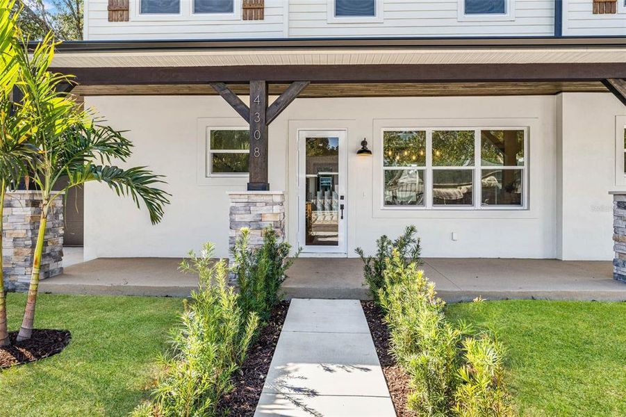 Exterior details and patio area of a home in , Tampa (Image 32). Exterior details and patio area of a home in , Tampa (Image 32).