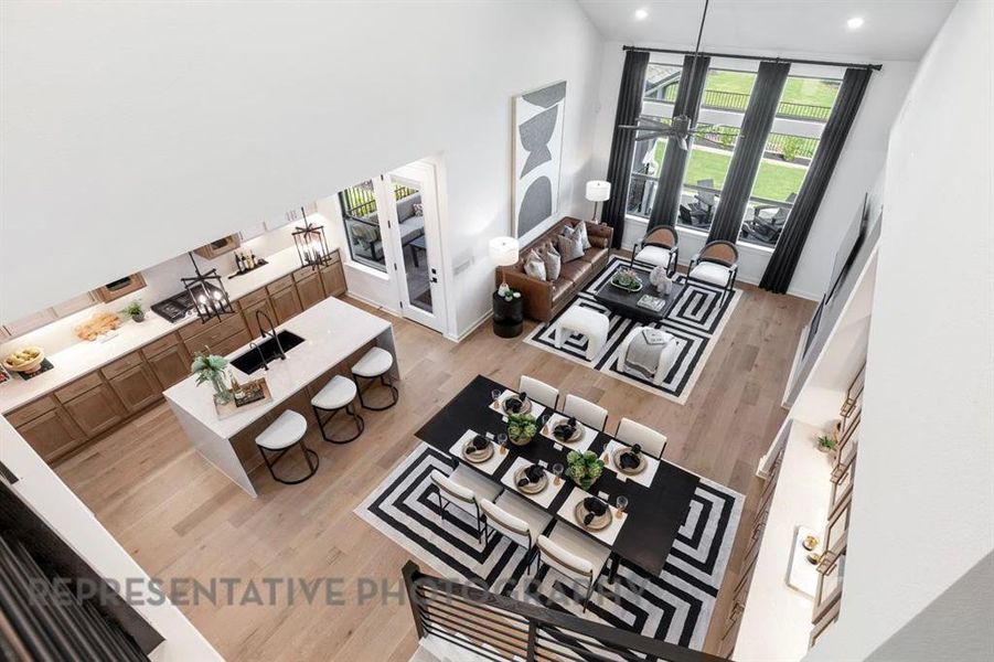 Furnished interior view inside a new home in Sonoma Verde: 60ft. lots, McLendon-Chisholm (Image 3). Furnished interior view inside a new home in Sonoma Verde: 60ft. lots, McLendon-Chisholm (Image 3).