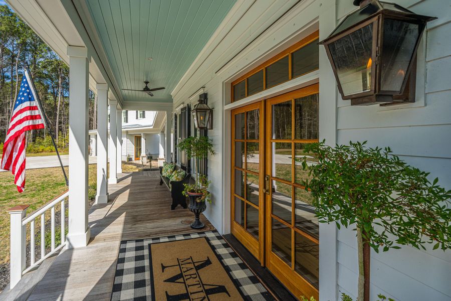 Exterior details and patio area of a home in , Johns Island (Image 30). Exterior details and patio area of a home in , Johns Island (Image 30).