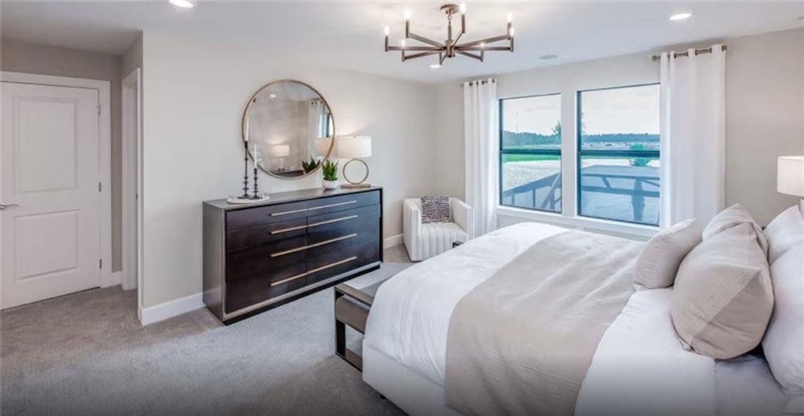 Furnished interior view inside a new home in Overland, Locust Grove (Image 6). Furnished interior view inside a new home in Overland, Locust Grove (Image 6).