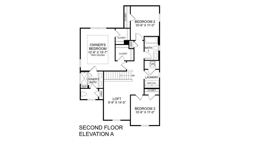 2D floor plan layout for the Bonita by Ryan Homes in Malabar Springs, Palm Bay, FL (Image 2). 2D floor plan layout for the Bonita by Ryan Homes in Malabar Springs, Palm Bay, FL (Image 2).