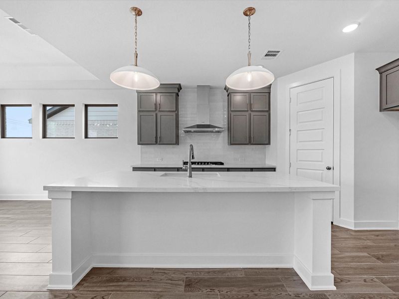 Furnished interior view inside a new home in Lago Mar - 60', Texas City (Image 8). Furnished interior view inside a new home in Lago Mar - 60', Texas City (Image 8).