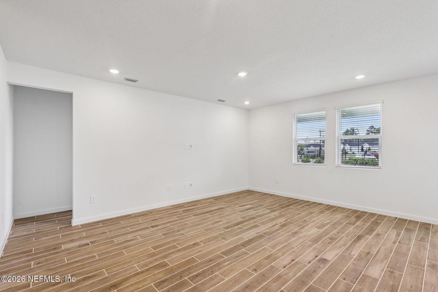 Spacious, unfurnished interior of a new home in Flagler Village - Signature Series, Palm Coast (Image 19). Spacious, unfurnished interior of a new home in Flagler Village - Signature Series, Palm Coast (Image 19).