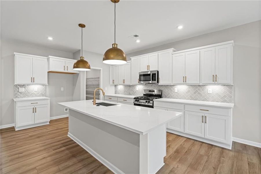 Furnished interior view inside a new home in The Reserve At Liberty Park, Braselton (Image 7).