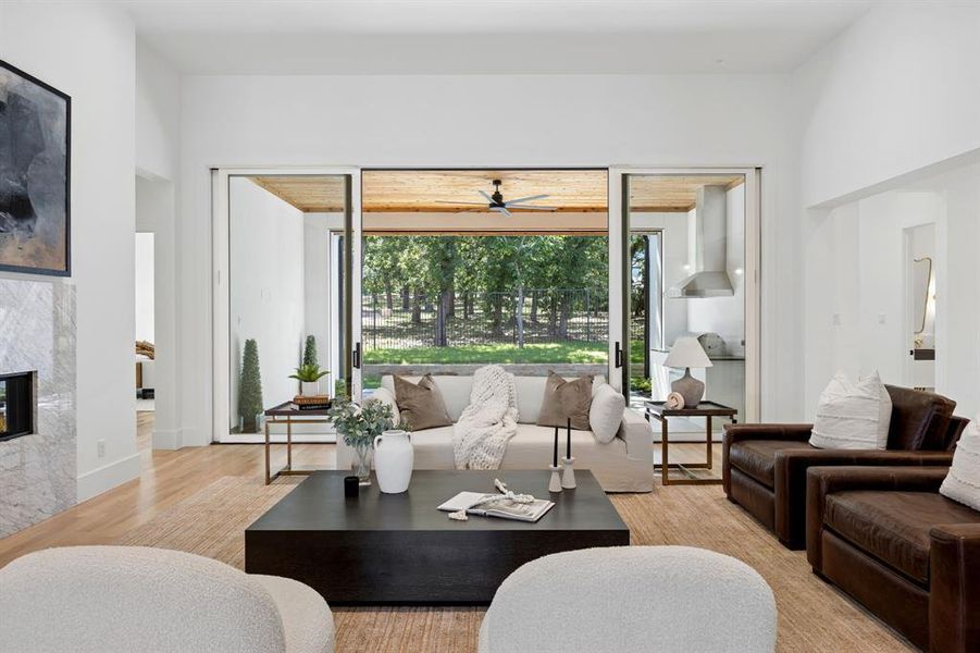 Furnished interior view inside a new home in , Southlake (Image 10).
