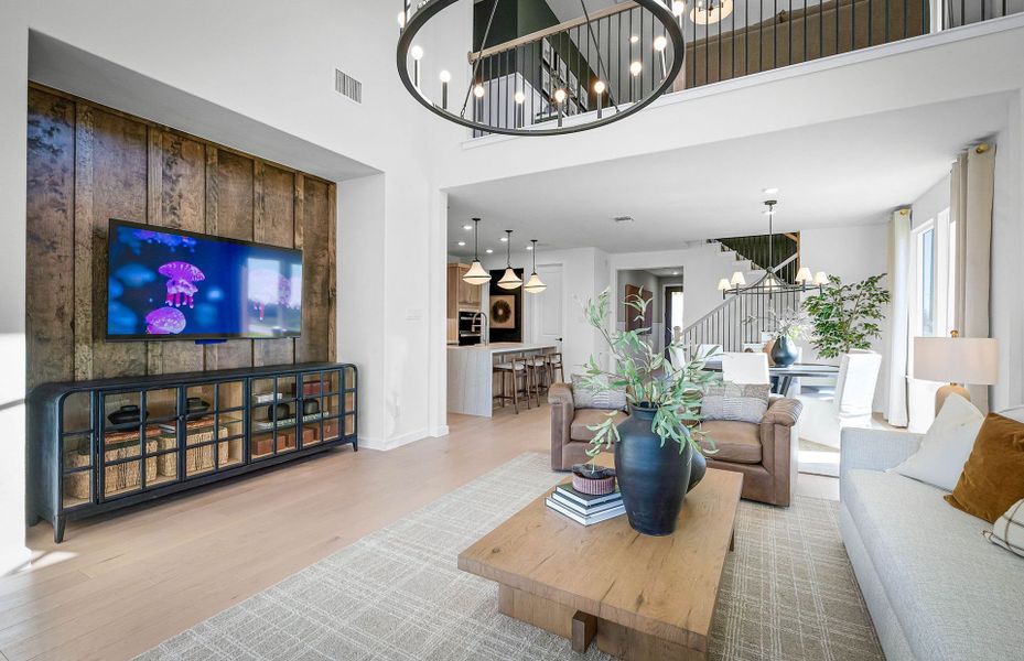 Representative furnished interior of a home built from the Sanford by Pulte Homes in Kuempel Farms, Pflugerville (Image 44).