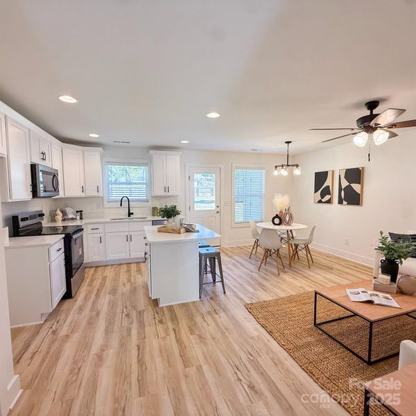 Furnished interior view inside a new home in , Charlotte (Image 15). Furnished interior view inside a new home in , Charlotte (Image 15).