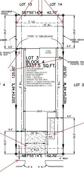 Preliminary Plot Plan